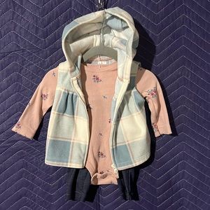 3 piece set for baby girl